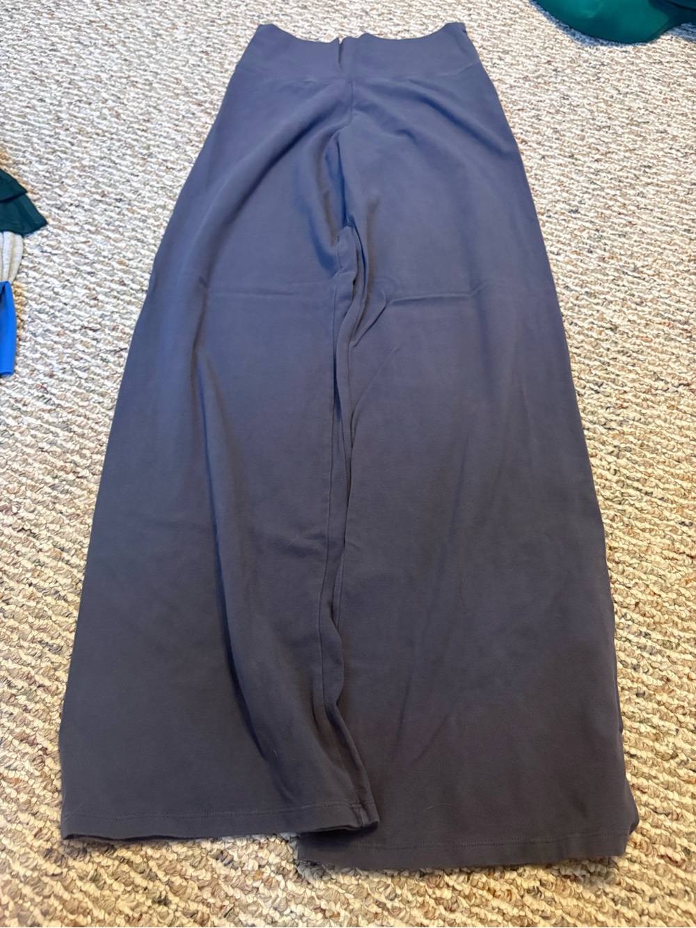 Brandy Melville fold over wide leg sweat pants